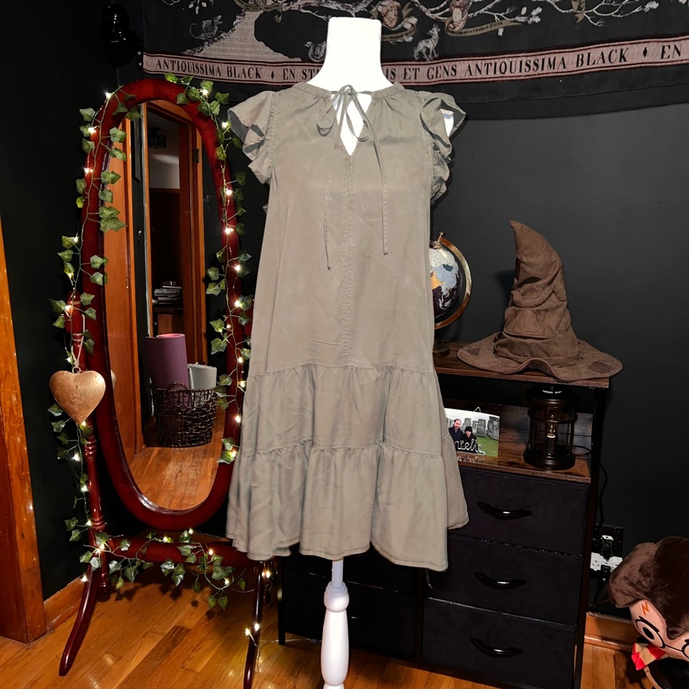 Knox Rose XS Olive Green Dress